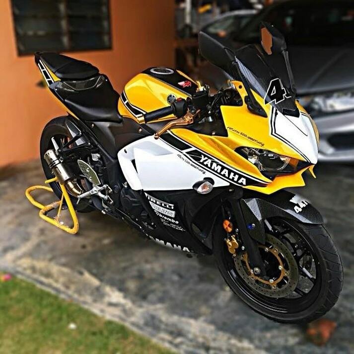 Modifikasi Yamaha R25 2018 Malaysia Steemkr