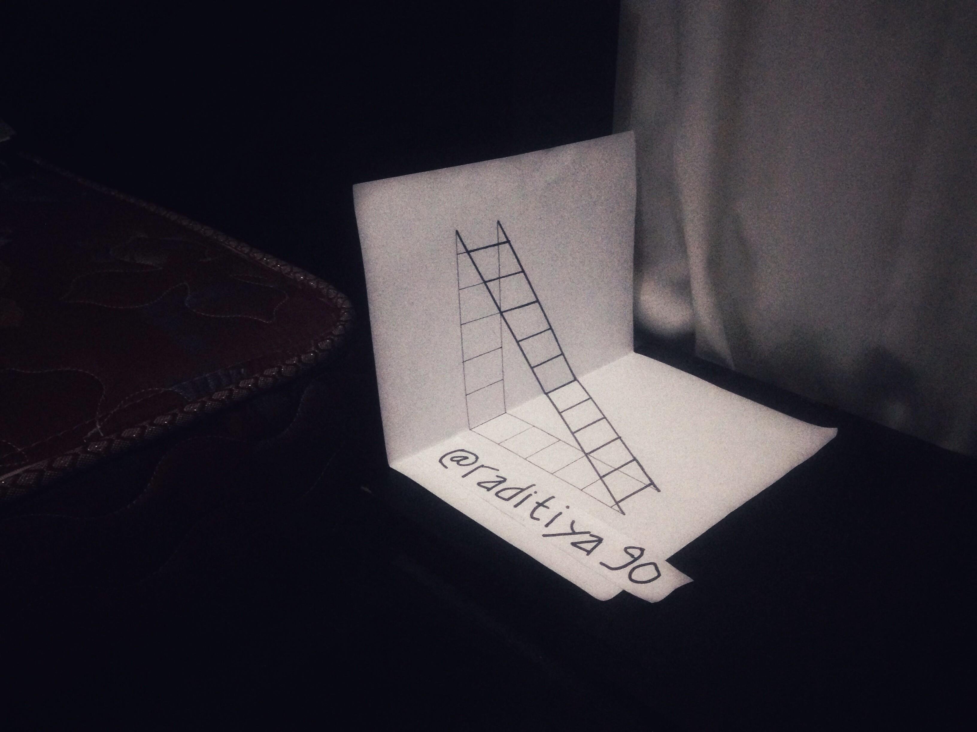 Learn To Draw 3D Ladder Belajar Menggambar 3D Tangga Two