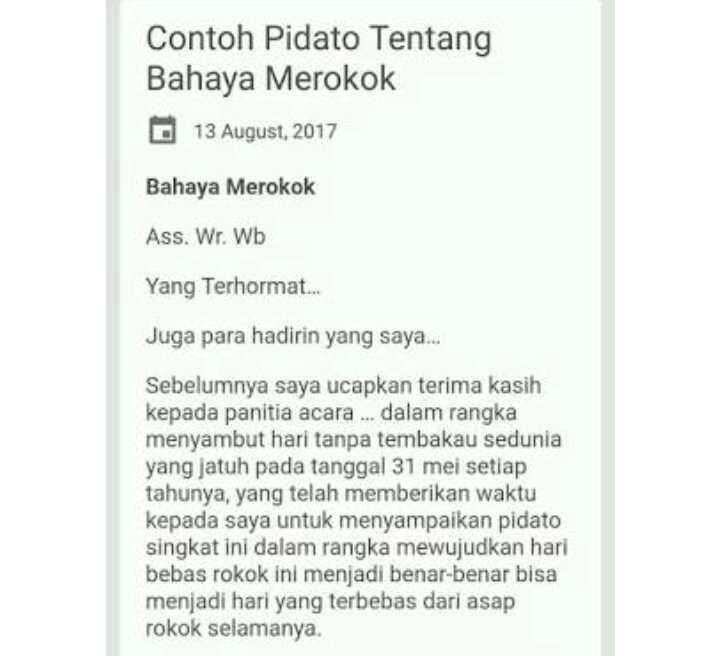 Pidato Singkat Steemkr