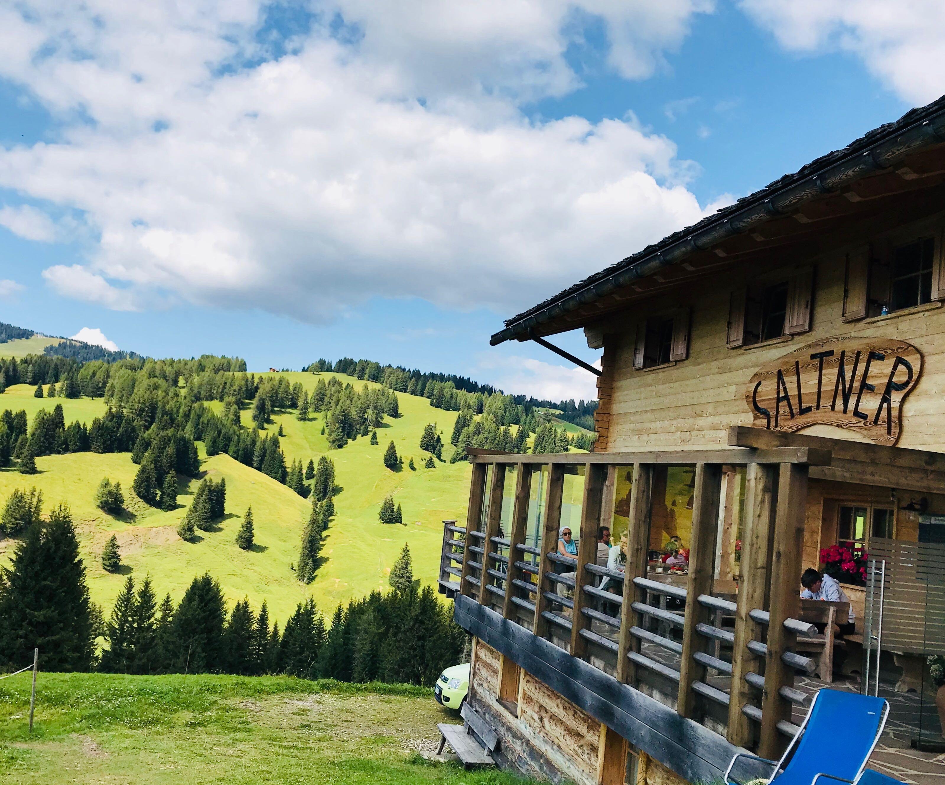 Saltner refuge on the Alpe di Siusi - Dolomites - Italy