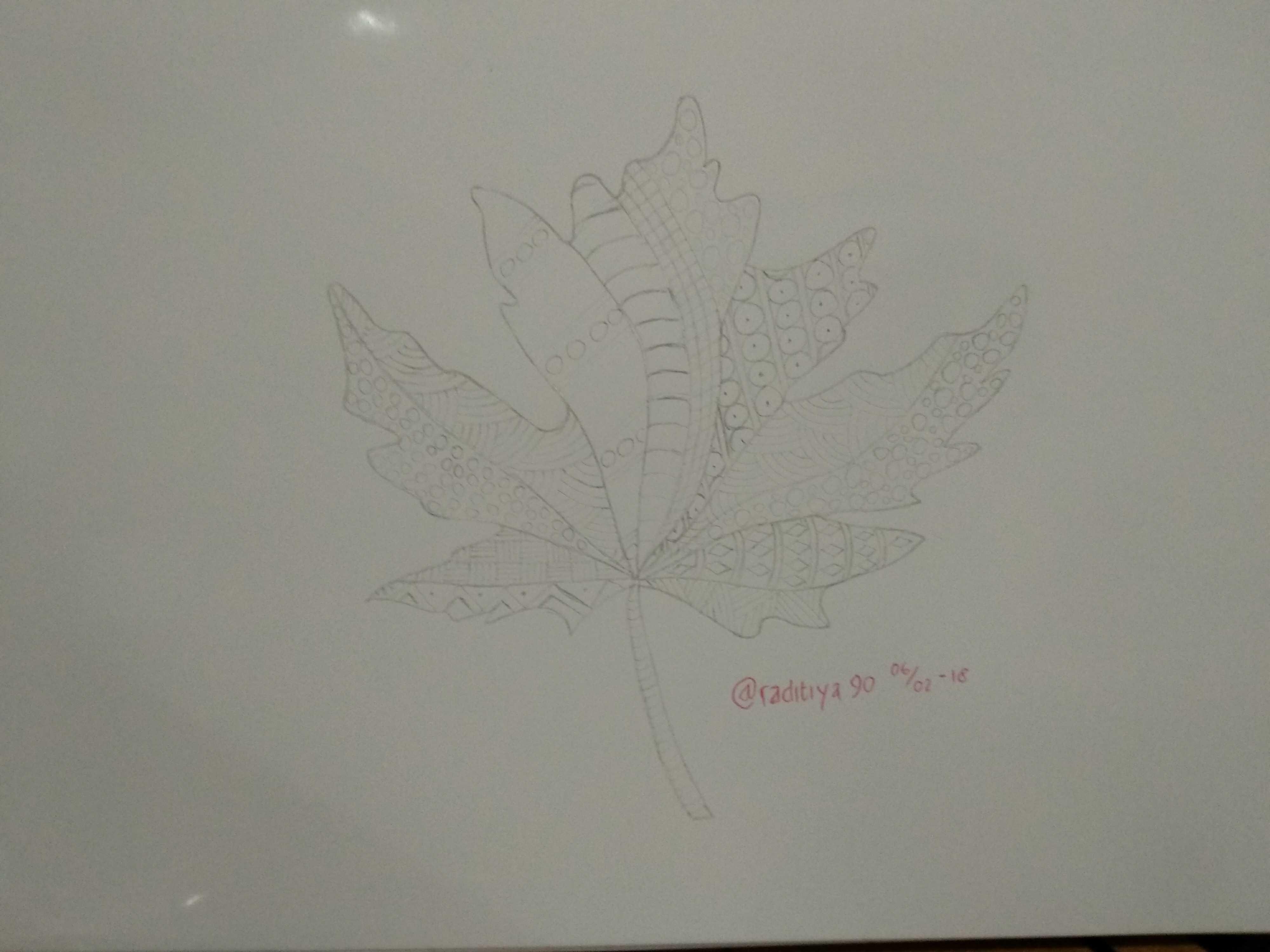 Doodle Art Shape Foliage Doodle Art Bentuk Dedaunan English