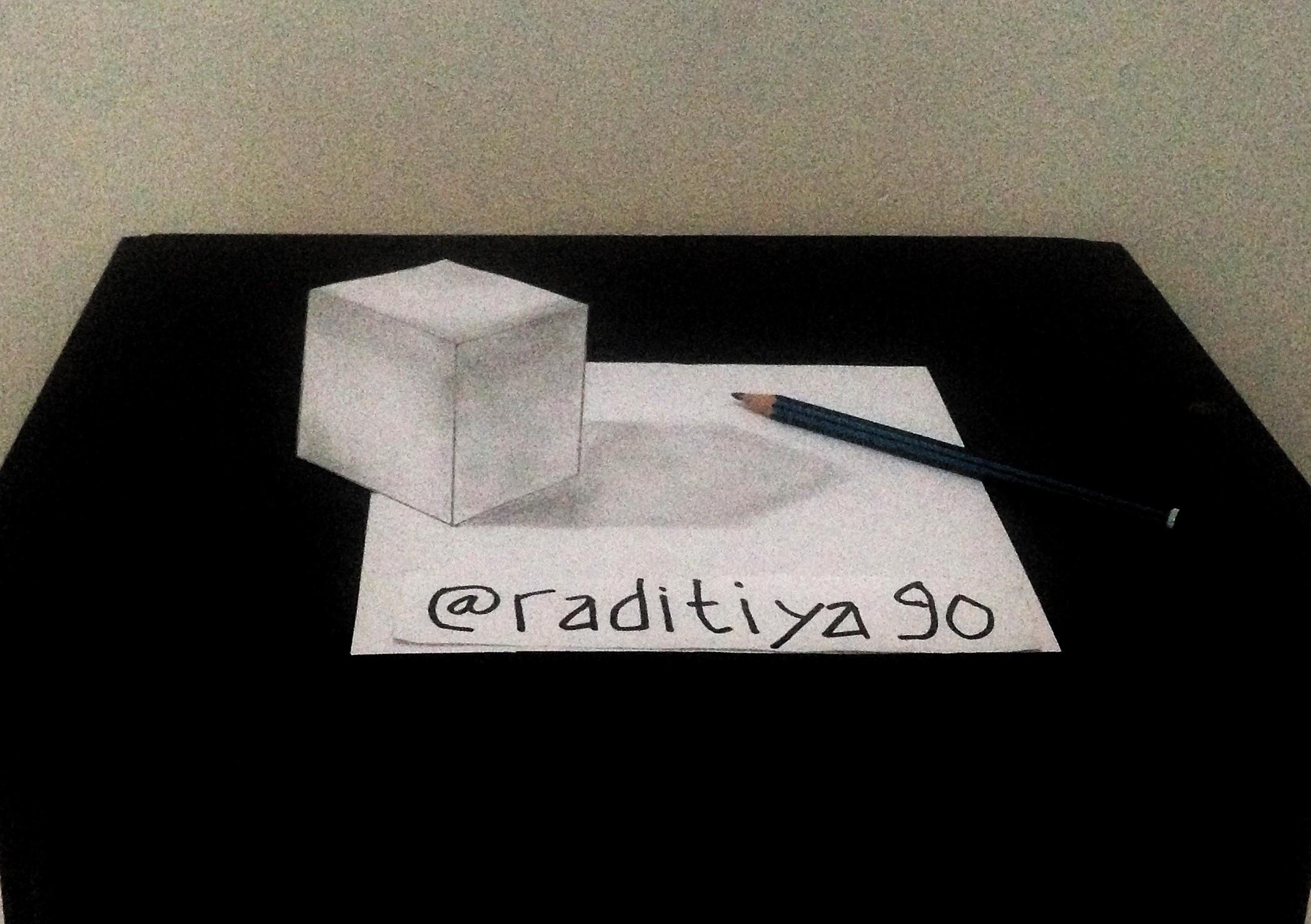 Learn To Draw 3D Cube For Beginners Belajar Menggambar 3D Kubus