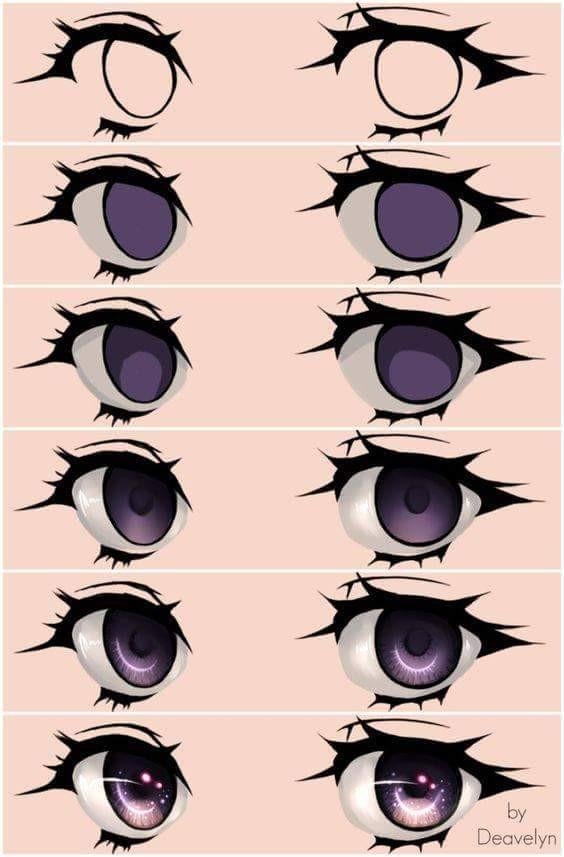 Tutorials: How to draw anime eyes?👀 — Steemit