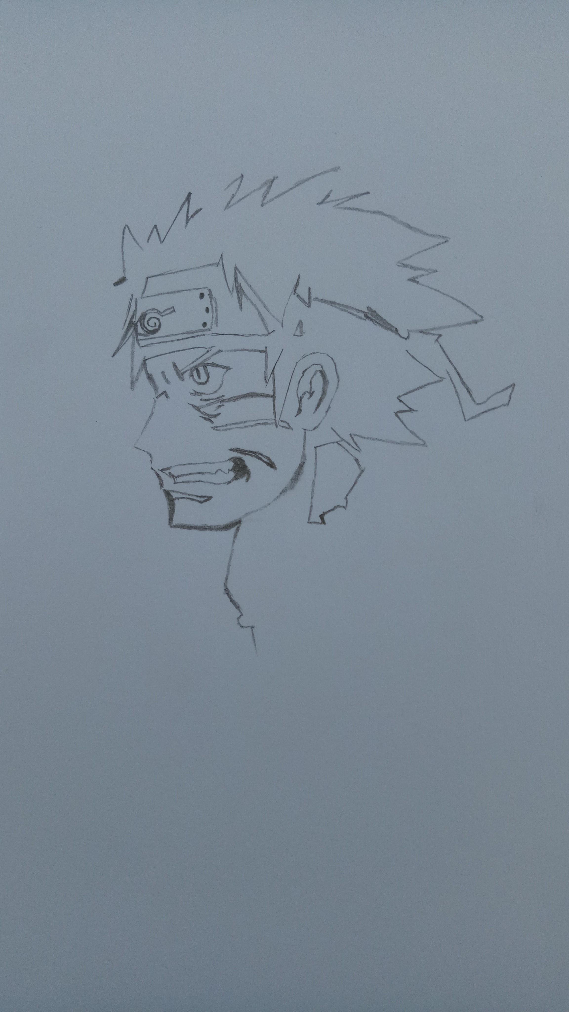 51 Gambar Kartun Naruto Dengan Pensil Himpun Kartun
