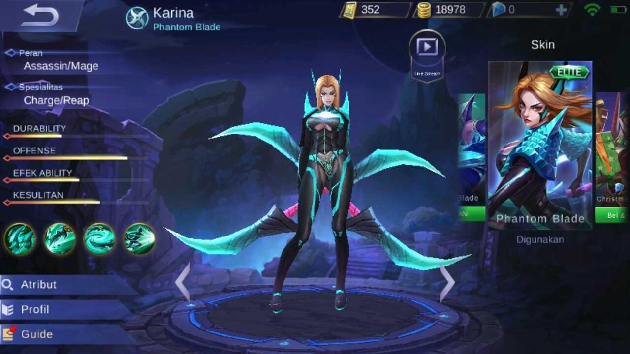 Guide Using Karina Hero In Mobile Legends Steemit - Mobile Legends