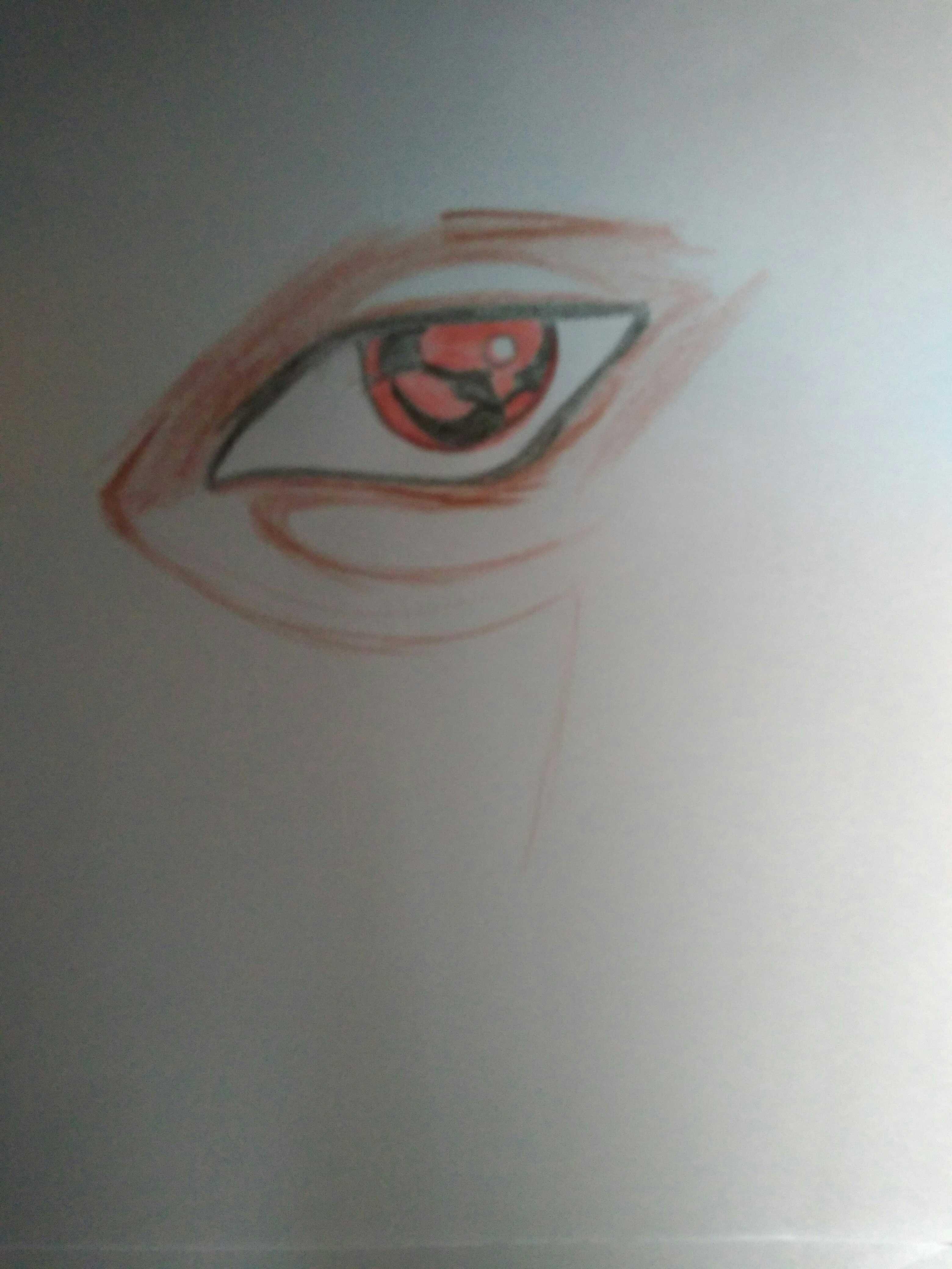 Drawing Sharingan Eyes