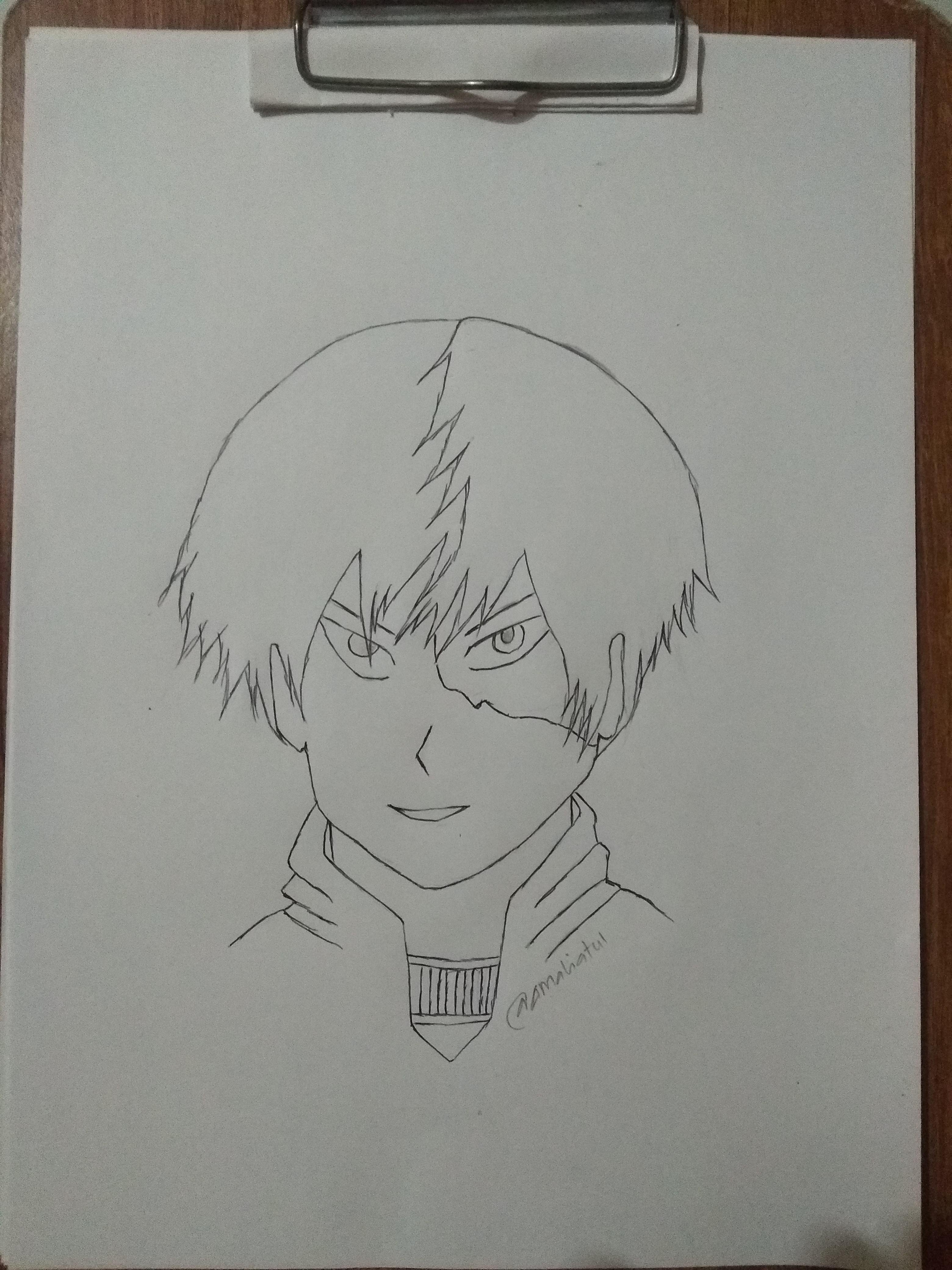 Oriart Drawing Shoto Todoroki