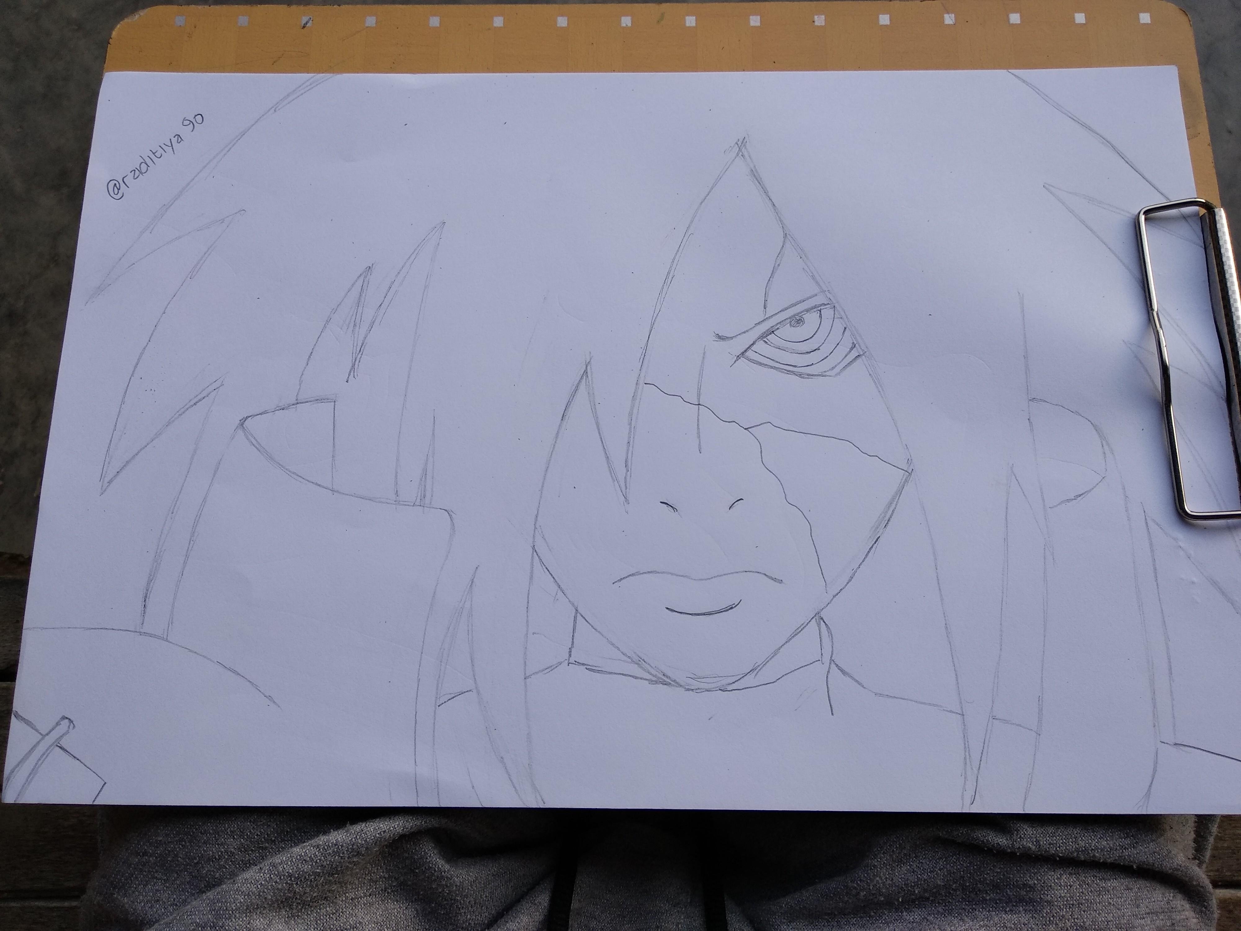 Learn To Draw Naruto Anime Madara Belajar Menggambar Anime Naruto