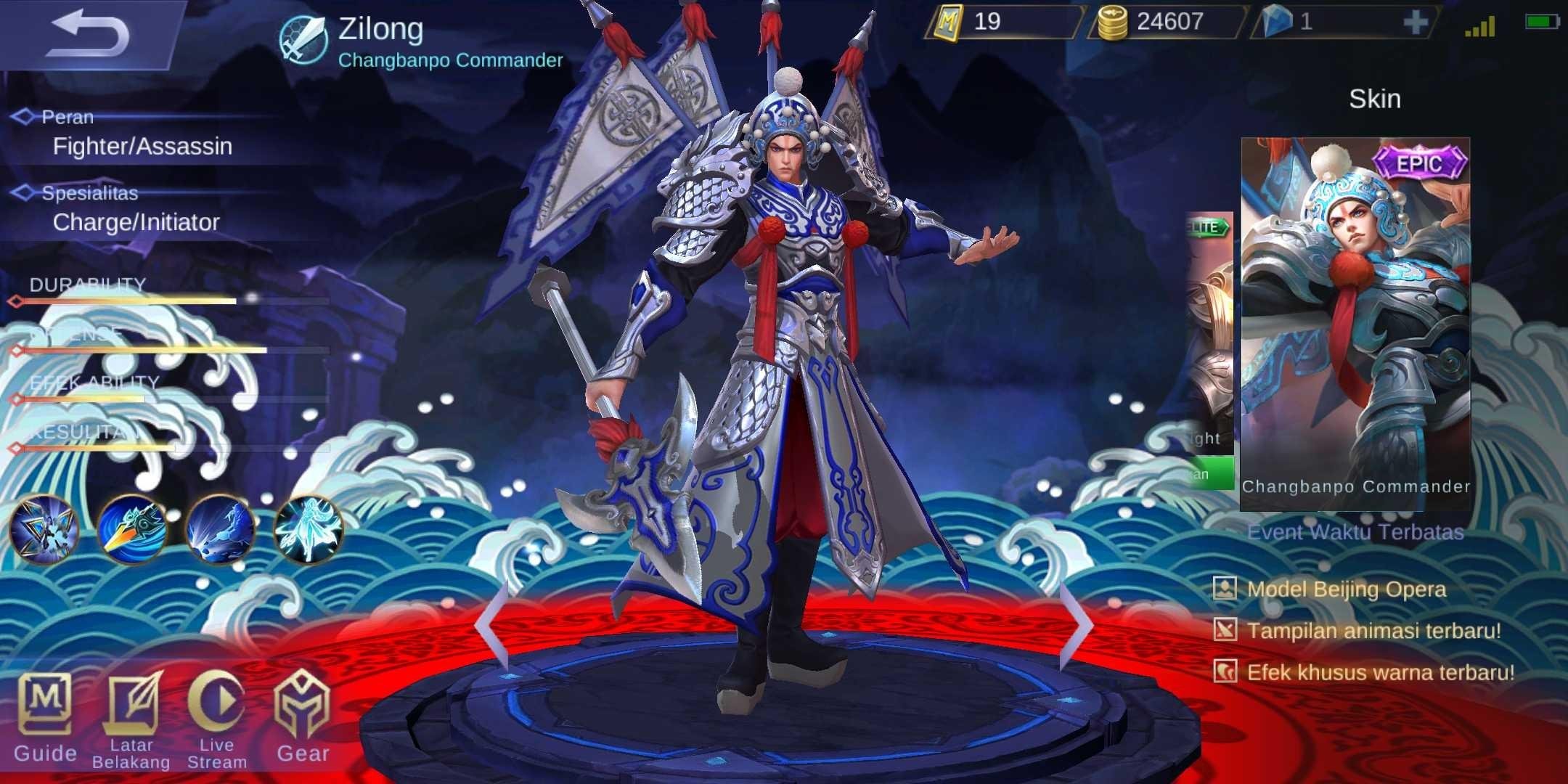 Hero Mobile Legend Zilong - Mobile Legend