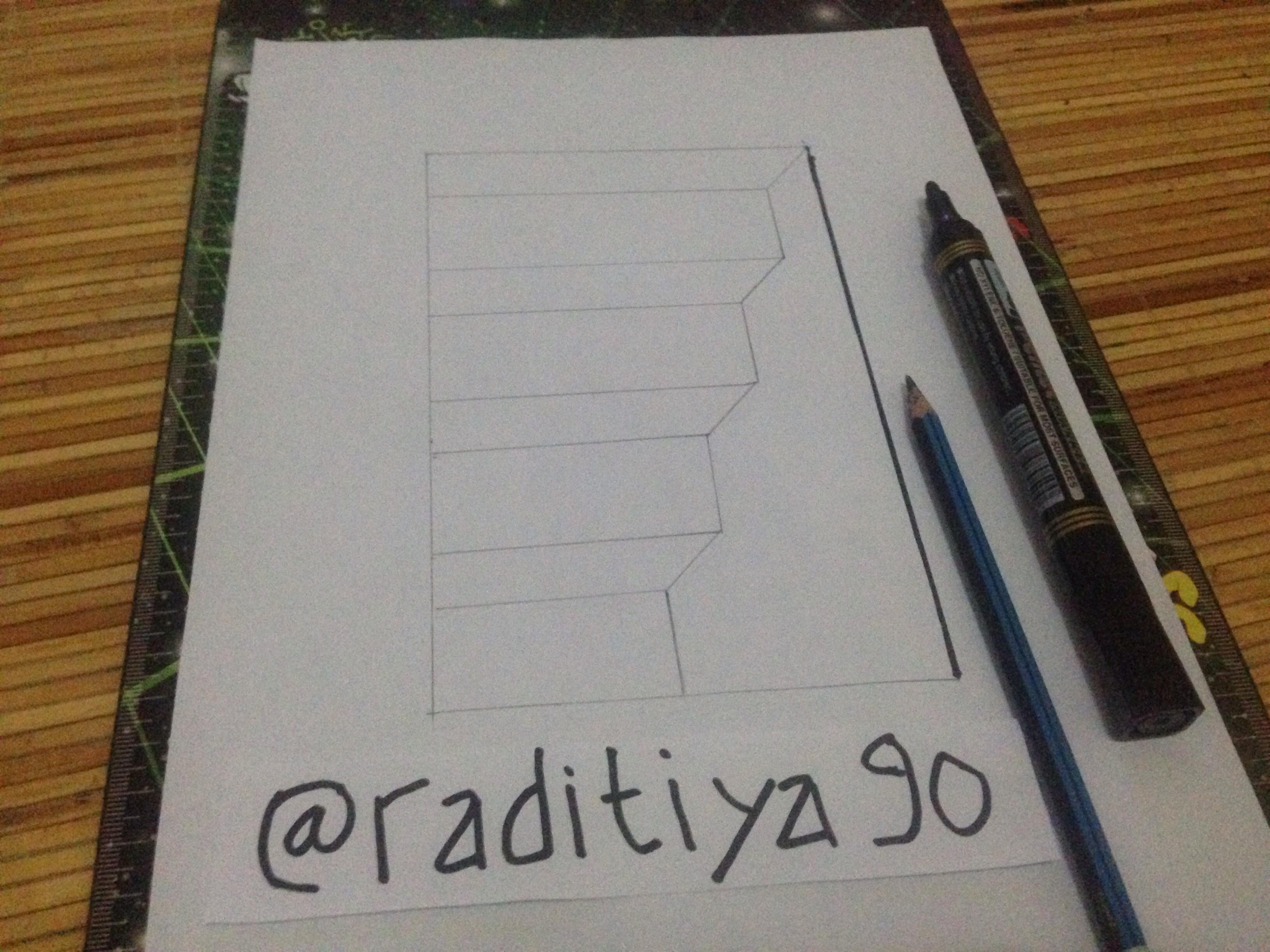 Learn To Draw 3D Cellar Stair Belajar Menggambar 3D Tangga Bawah