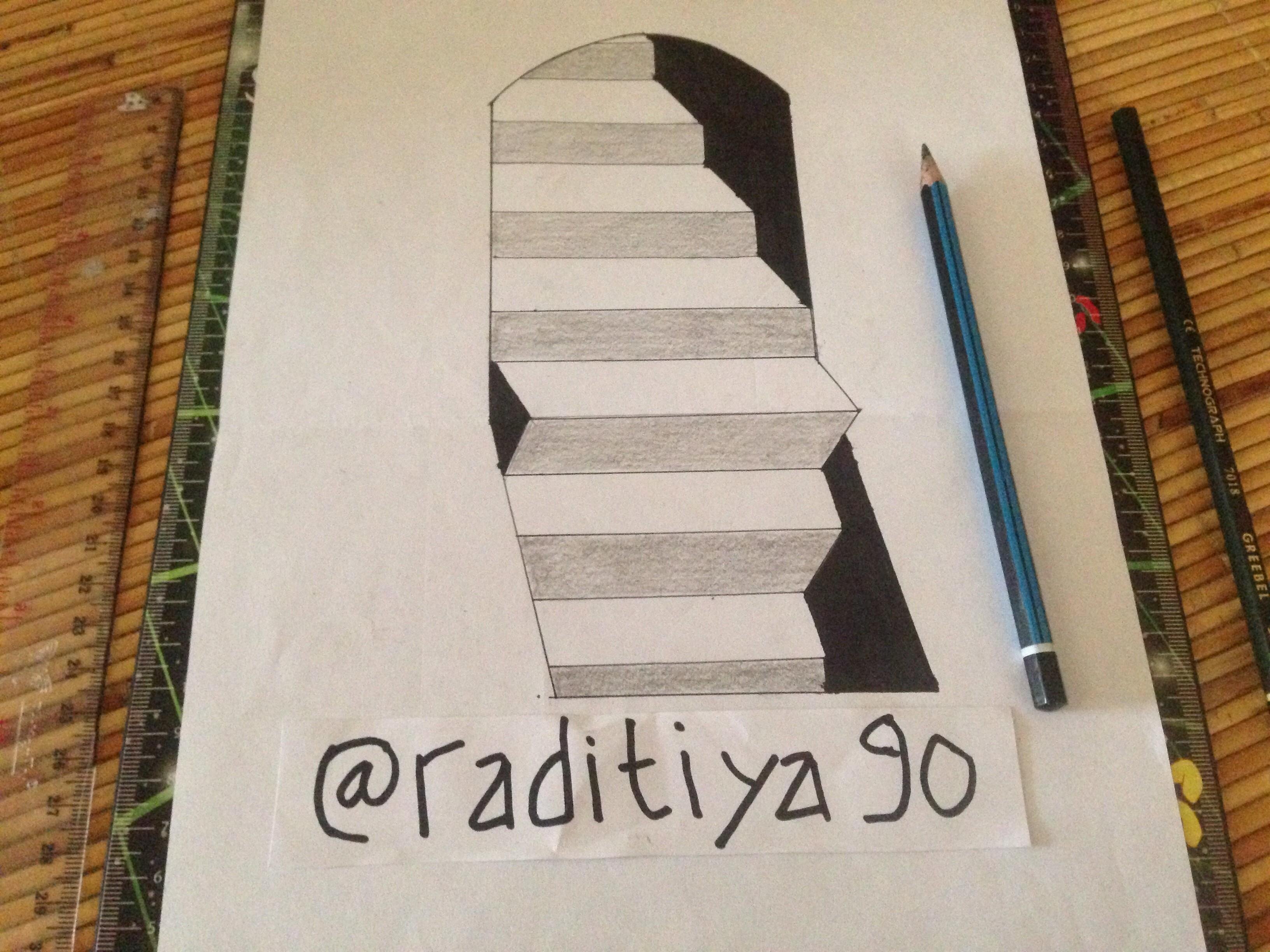 Learn To Draw 3D Art Optical Illusion Belajar Menggambar 3D Seni