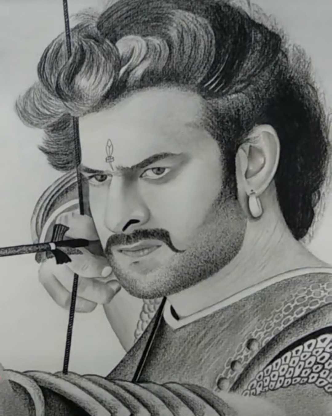 Bahubali Pencil Sketch Images - Download Free Mock-up