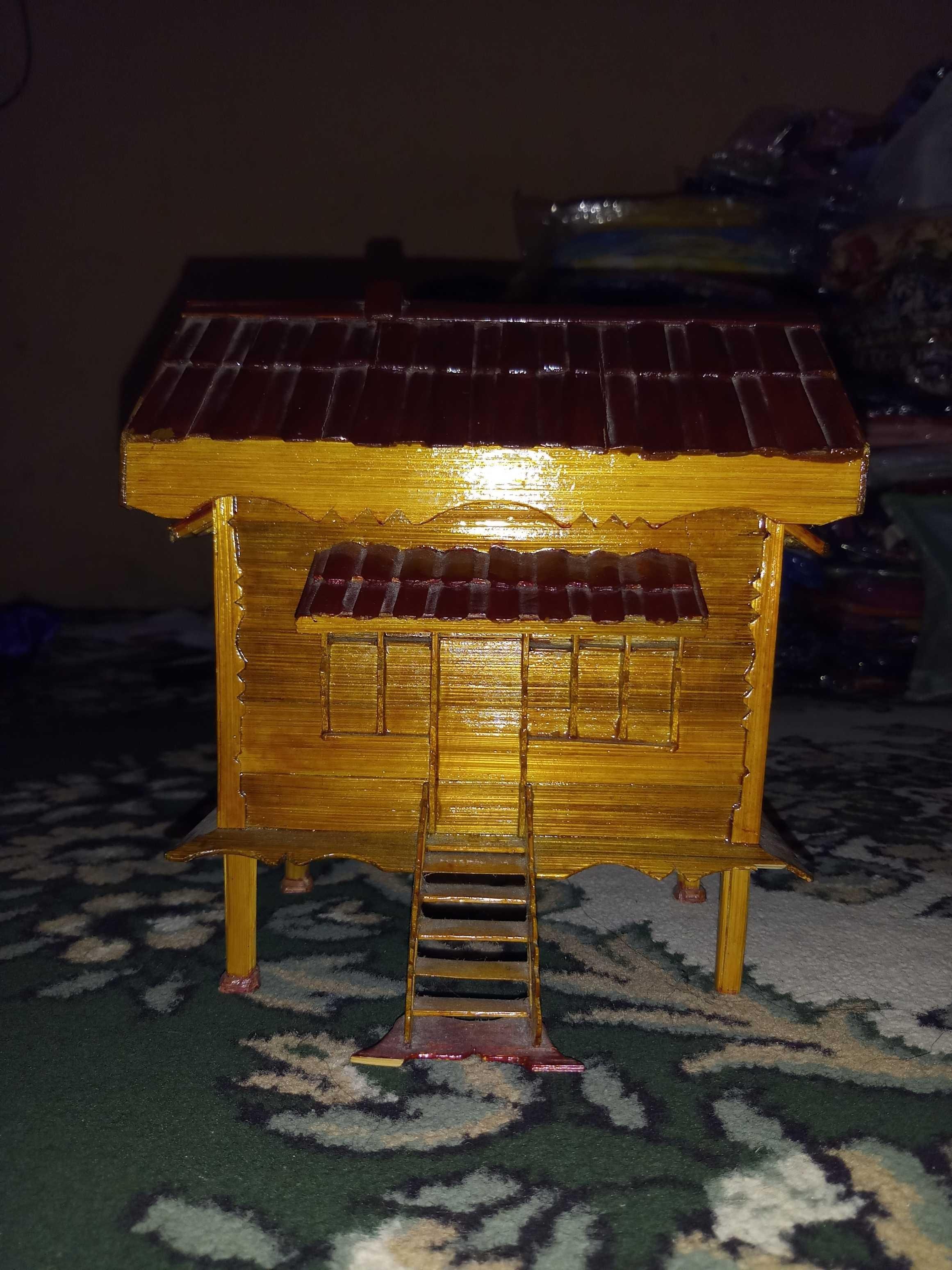 Artikel Langkah Langkah Membuat Miniatur Rumah Dari Bambu