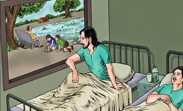 Image result for two men in hospital