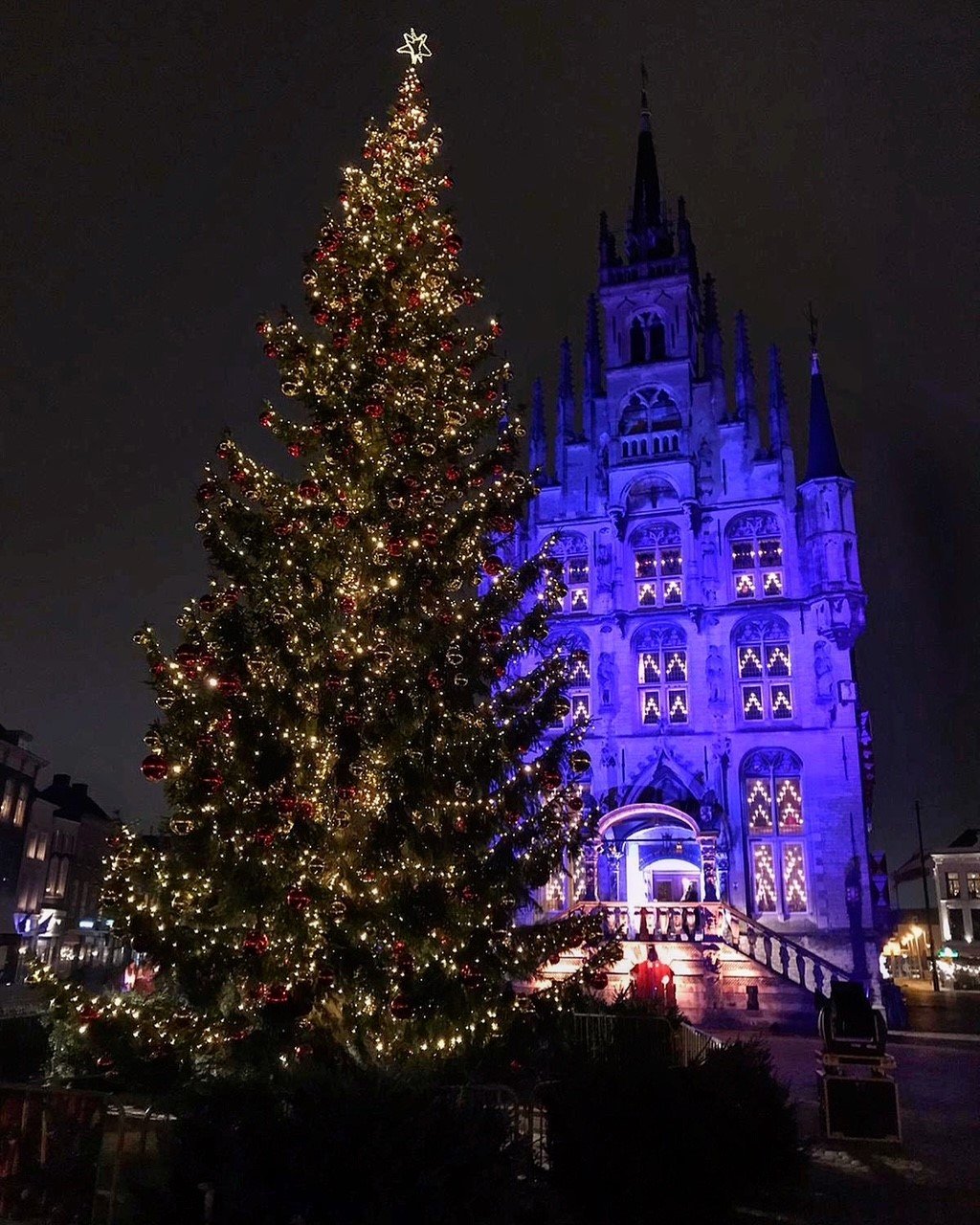 This is the cheese market Gouda Centre, from city vvv.Gouda.nl 2019