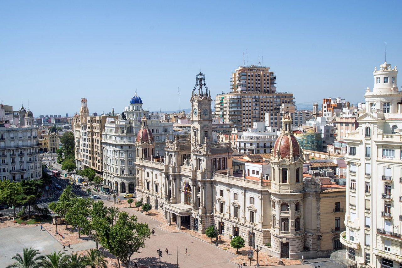 The New Plaza Del Ayuntamiento - Valencia, Spain