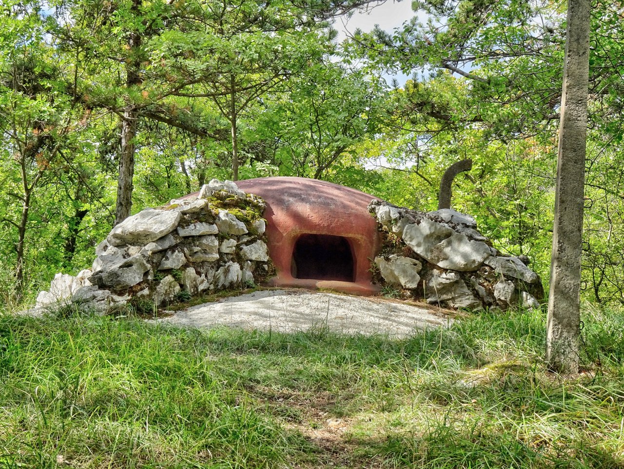 Magnificent head of a bunker