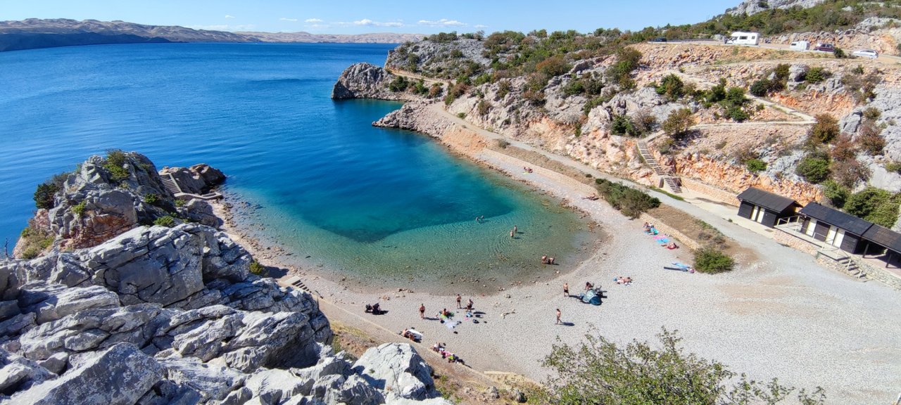 A beach nearby