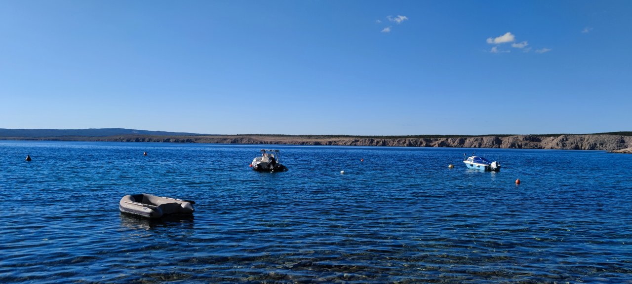 The sea near the castle