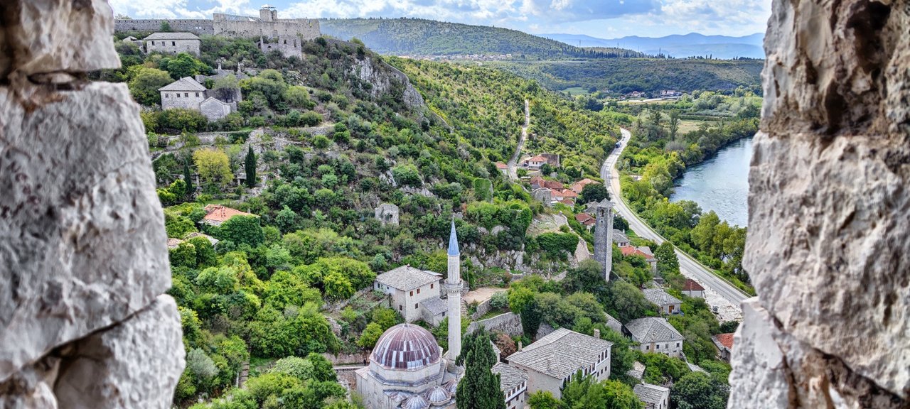 The Mosque is from the Ottoman era