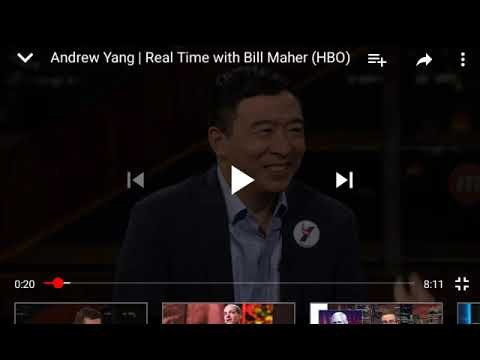 Andrew Yang - Real Time w/Bill Maher Wow!/Consensus 2019/Yang Chatroom