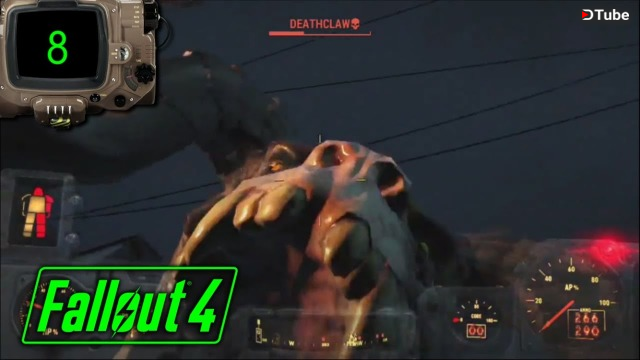 Fallout 4 Deathclaw Vs Power Armor Let S Play 8 Steemkr