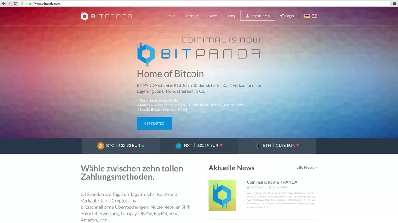 Bitpana Buy Bitcoins Bitcoins Schnell Per Online Banking Und - 