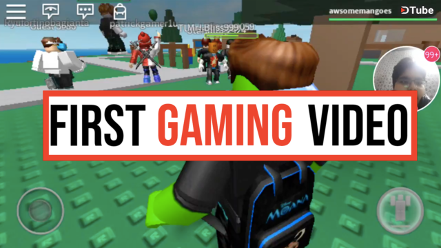 First Gaming Video Roblox Natural Disaster Survival - 