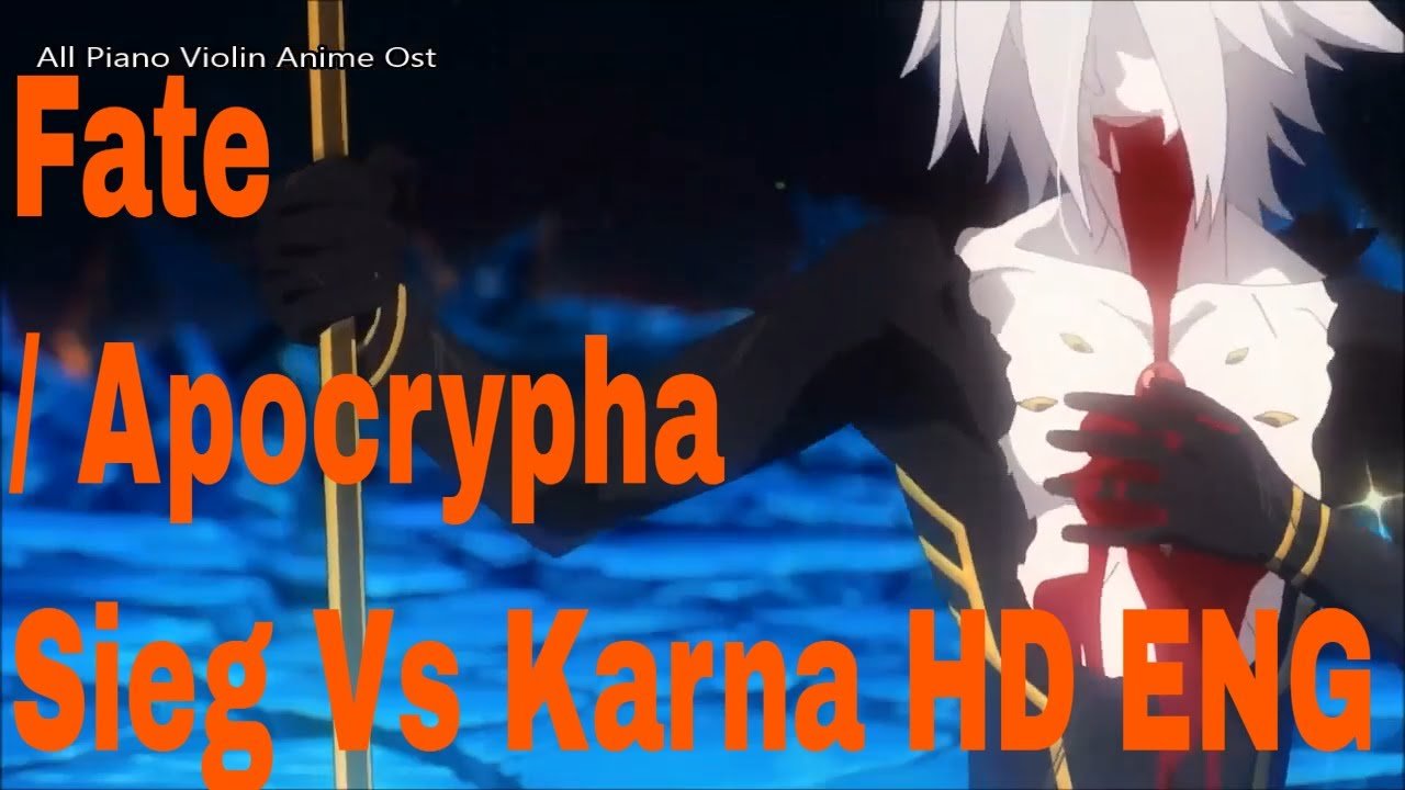 Fate Apocrypha Sieg Vs Karna Full Fight Hd English Sub Fate Apocrypha Episode 22 Steemkr