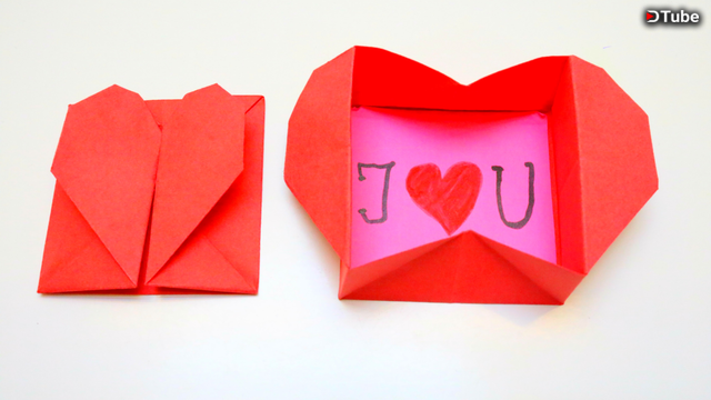 Origami Heart Box Valentines Day Crafts Emma Diy 17 Steemkr