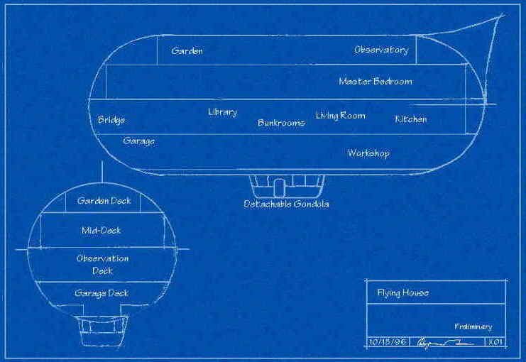 Flying House Blueprint