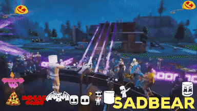 hello stemmians today i bring you a new post in which we will talk about an event that happened a few days ago in fortnite something that left me very - fortnite marshmello gif