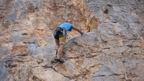 Rock Climbing Gif