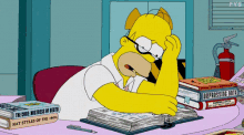 Homer studying - giphy.com