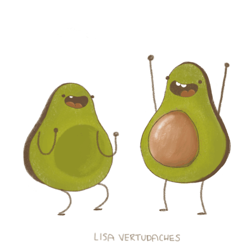 dancing avocados