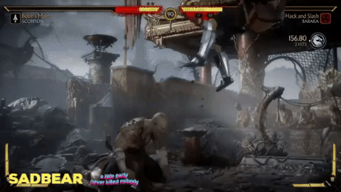 Mortal Kombat X - Baraka Gameplay [1080p] TRUE-HD QUALITY on Make a GIF