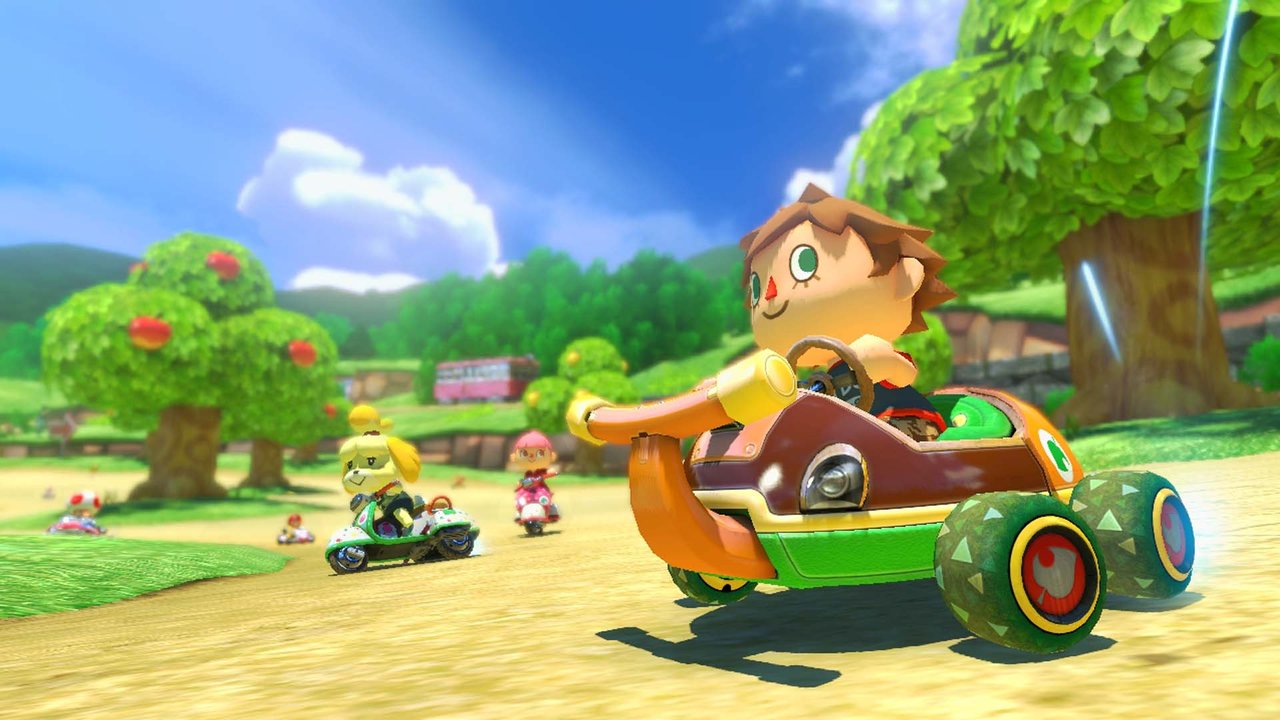 Image result for mario kart 8 animal crossing