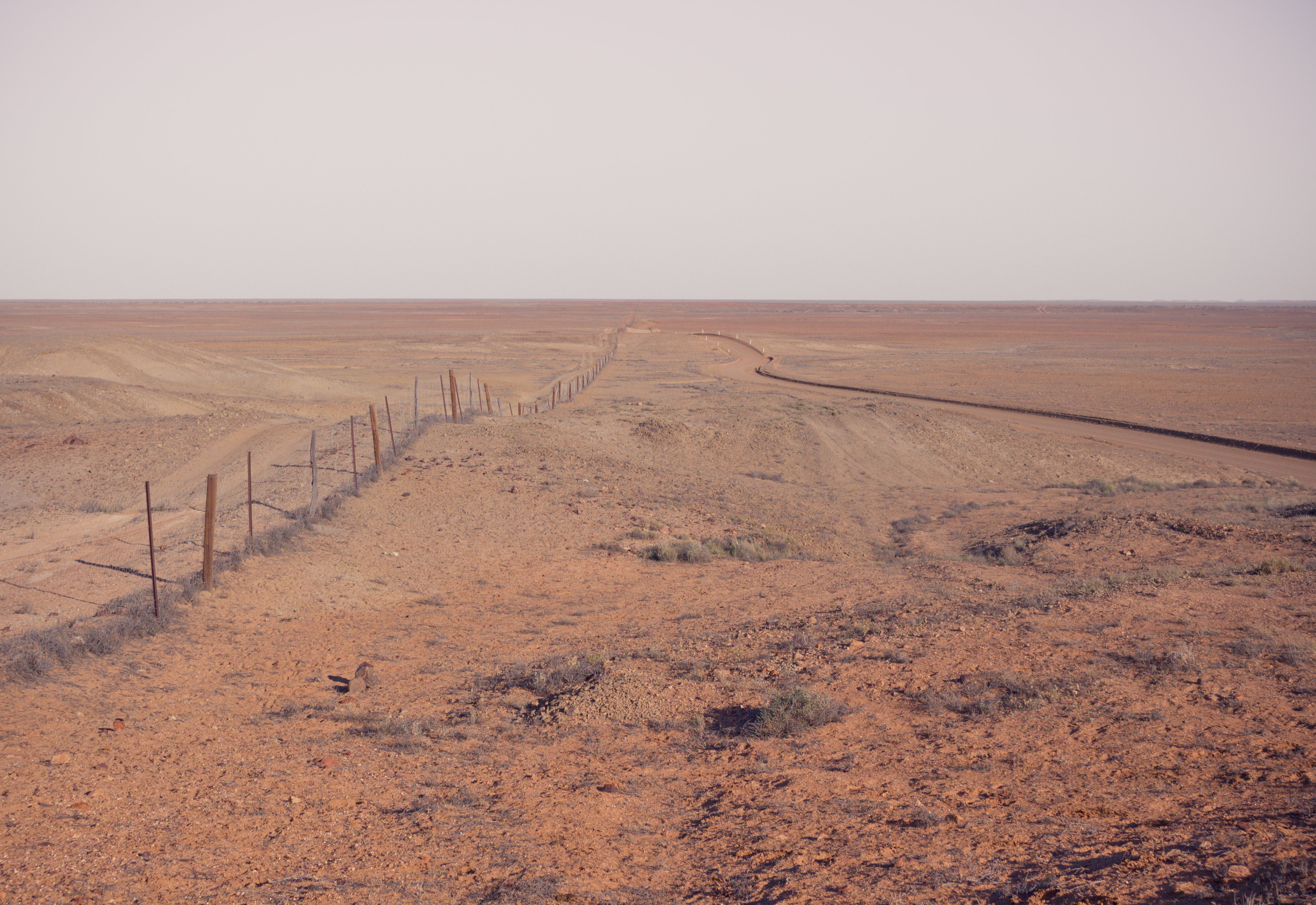 Dinfo Fence Coober Pedy Breakaways Conservation Park