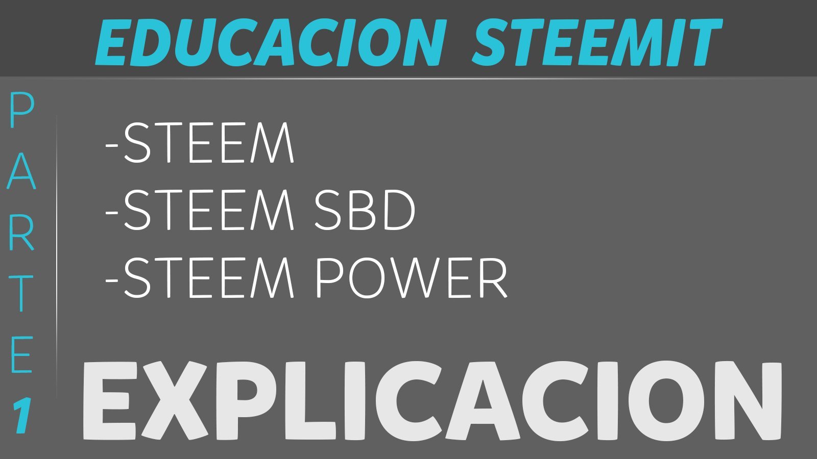 EDUCATION STEEMIT - guia - tutorial - que es- como funciona -criptomoneda - steem power - Parte 1