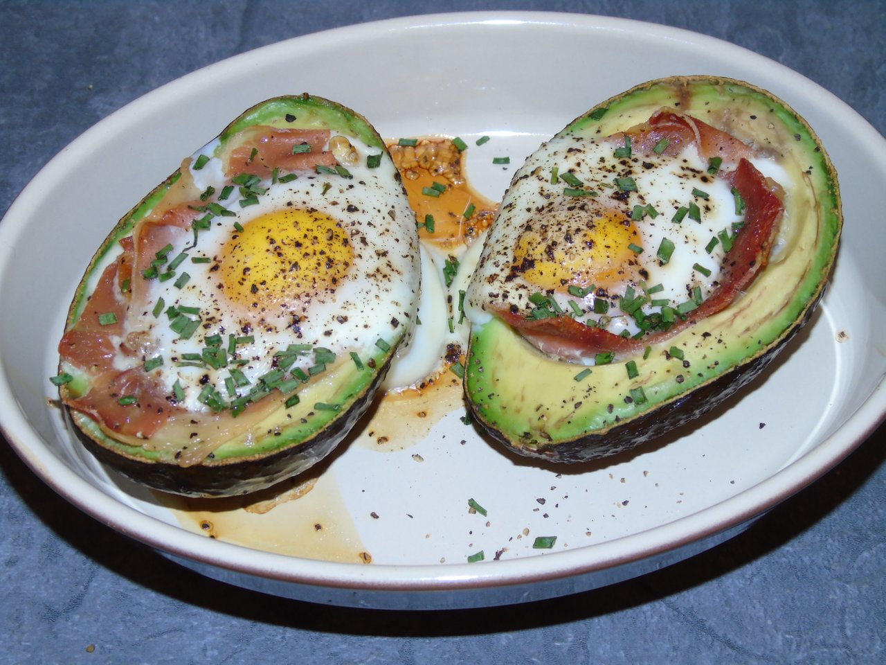 Avocat Roti Au Jambon Cru Steempeak