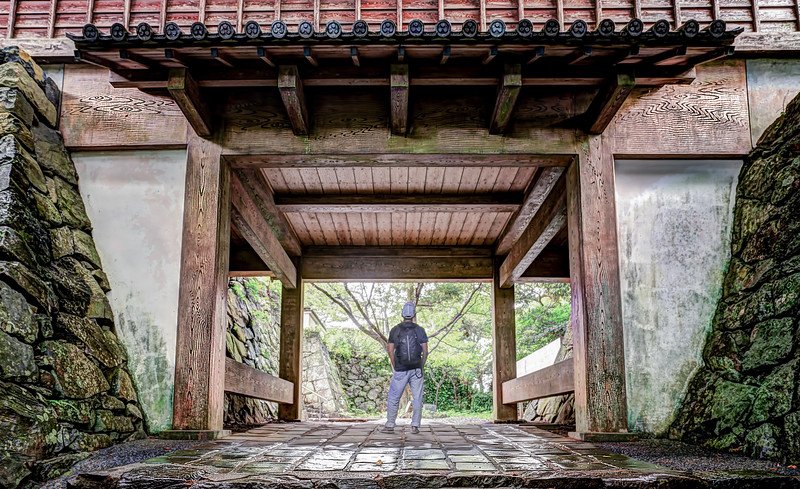 Japan-Travel-Image-Kitsuki-Castle-Self-Portrait-Fine-Art-Photography-Prints