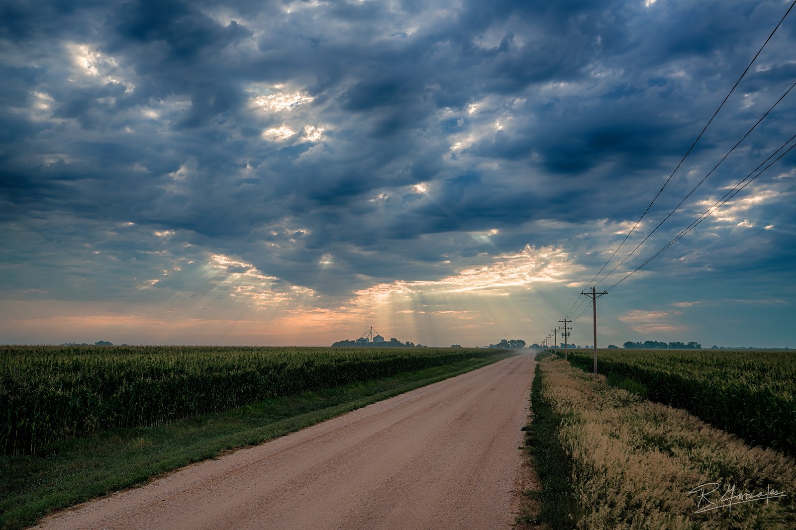 Corn Fields and Clouds