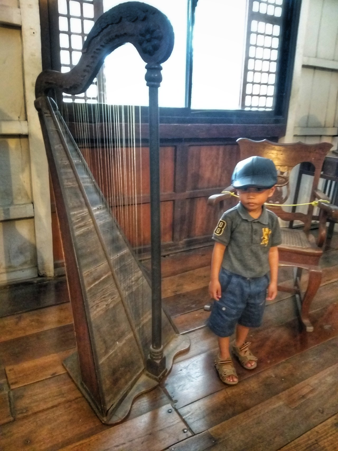 Antique harp