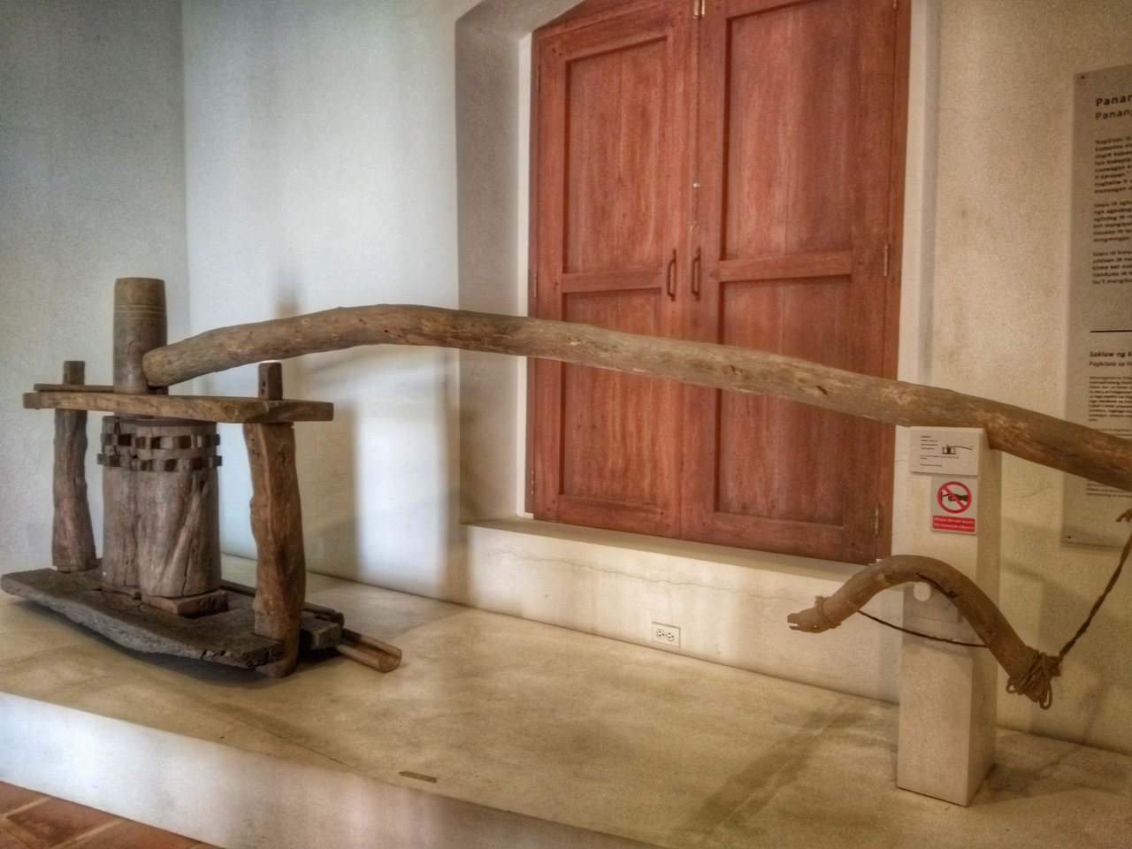 Antique native vinegar press