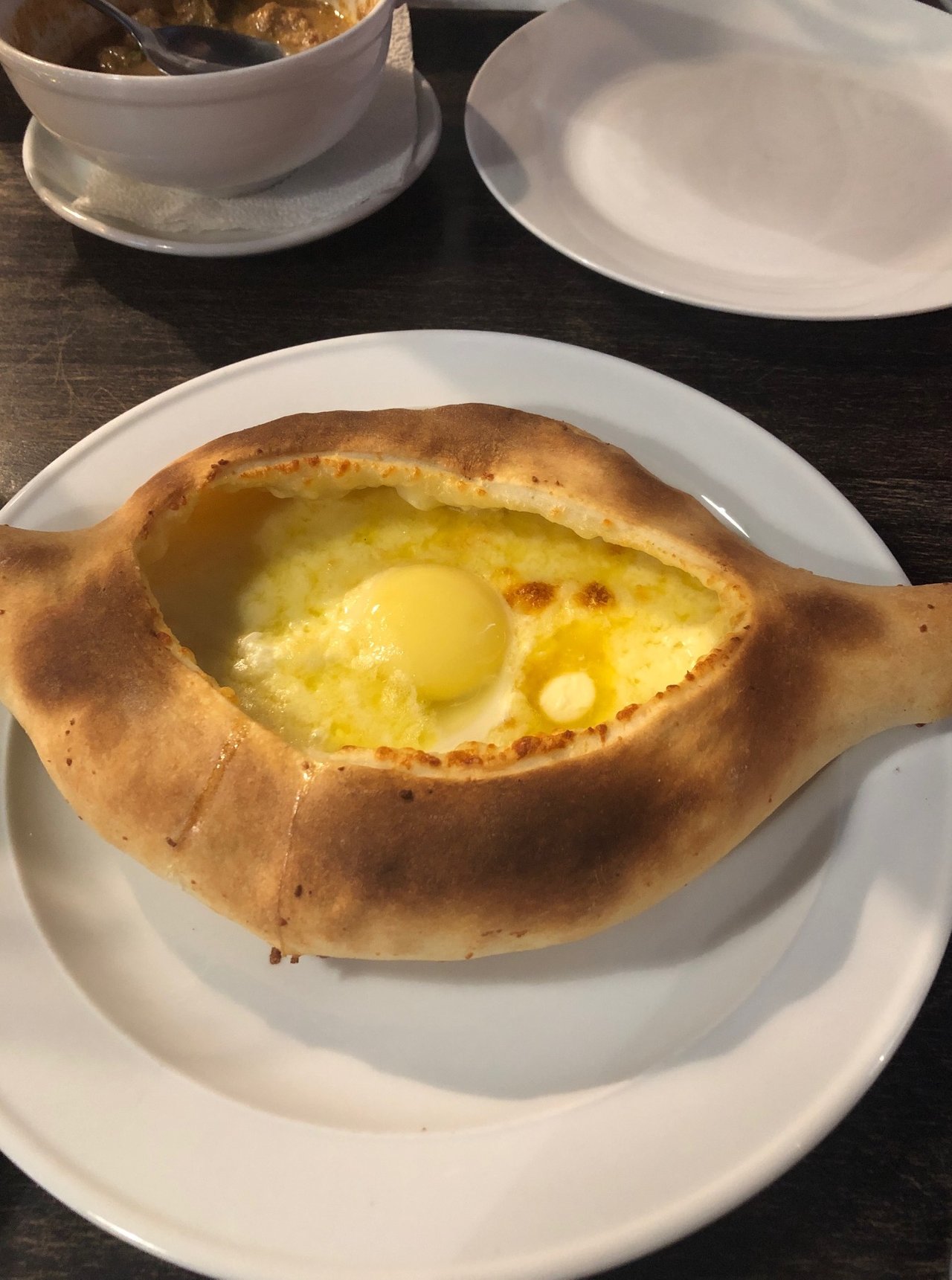 Georgian Khachapuri with egg