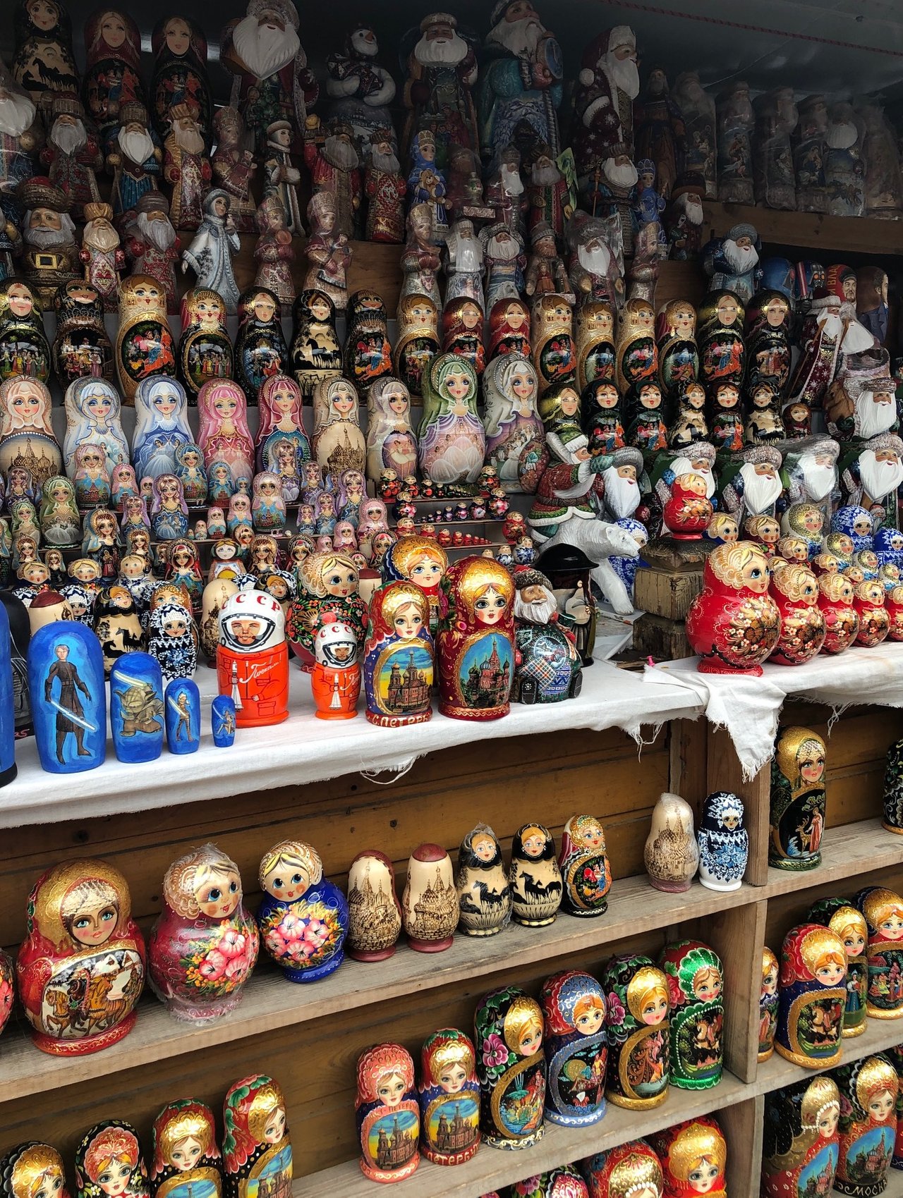 Stall at Izmailovo Market