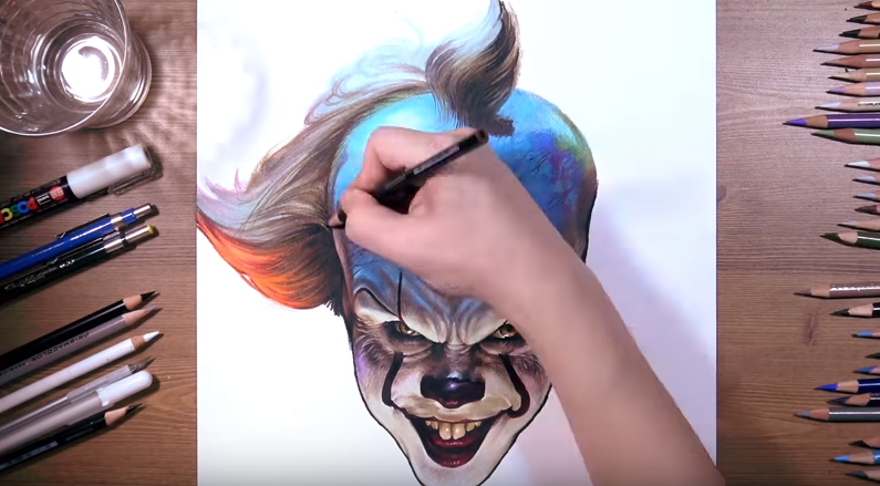 Drawing Pennywise The Dancing Clown Drawholic