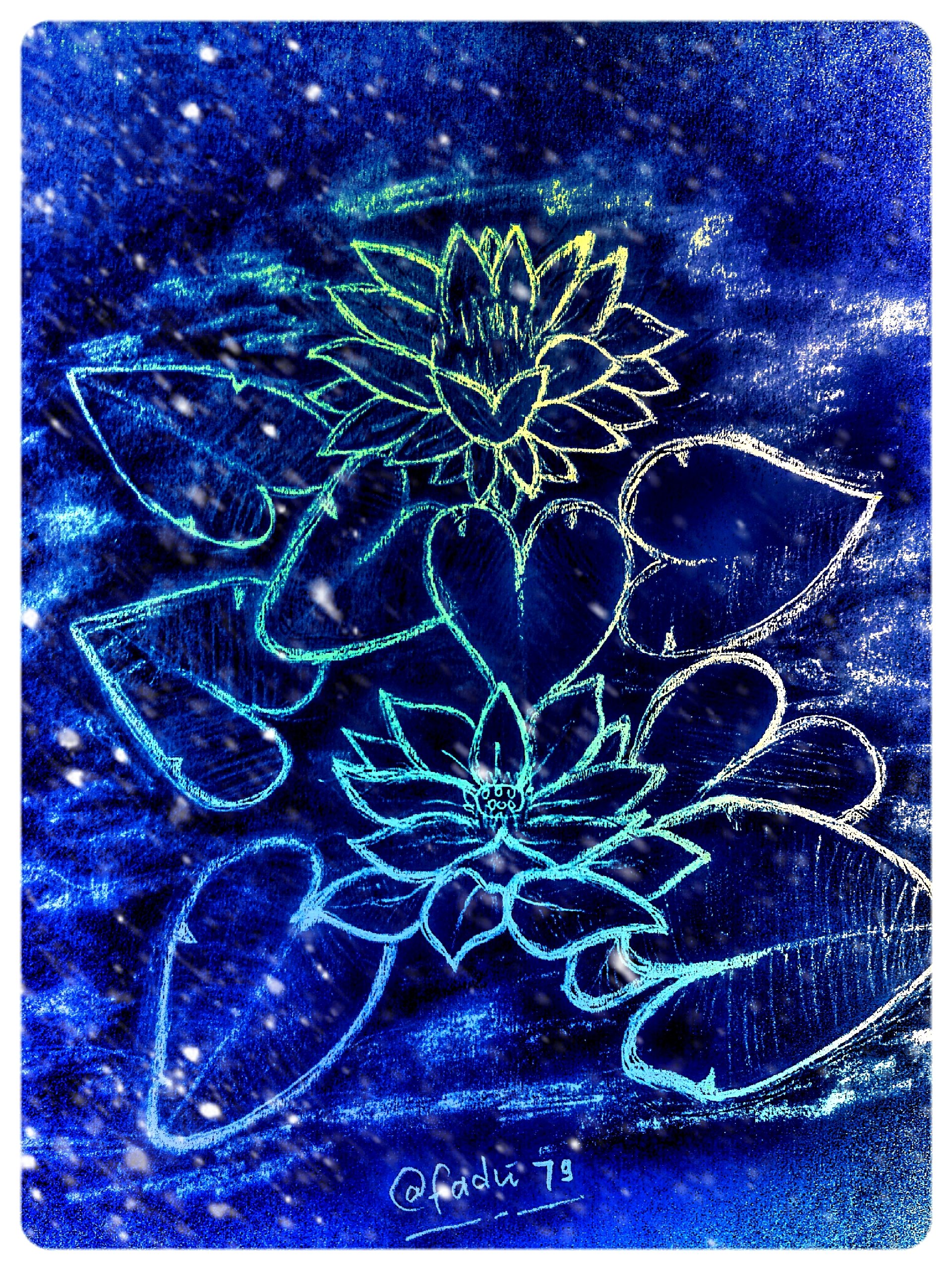 Menakjubkan 17 Sketsa  Bunga  Lotus Gambar Bunga  HD