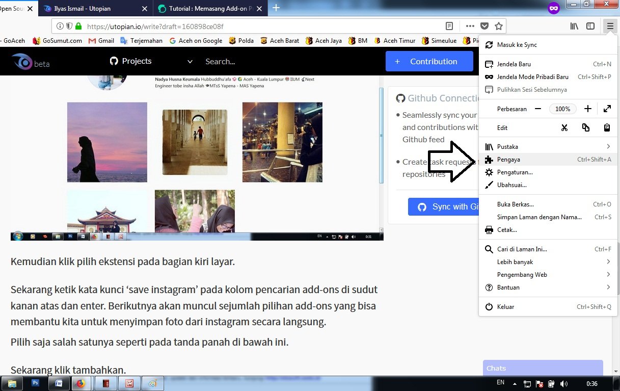 Tutorial Cara Menyimpan Foto Instagram Dari Web Steemit