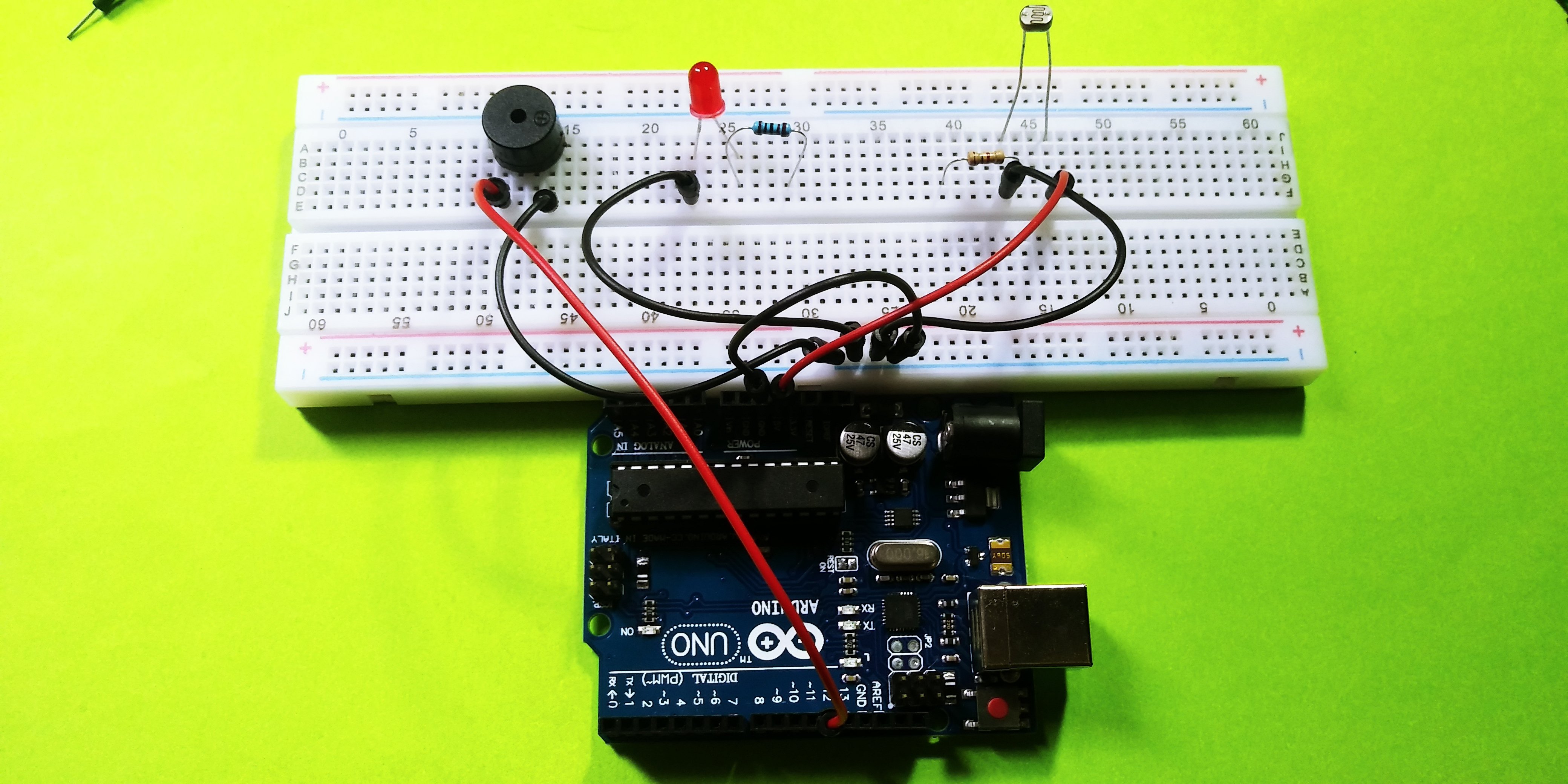 Active Buzzer With Ldr And Led Arduino 4954